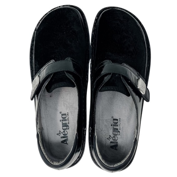 Alegria Brenna Raven Velvet Shoe by PG Lite Women’s EU 39 - Picture 8 of 14